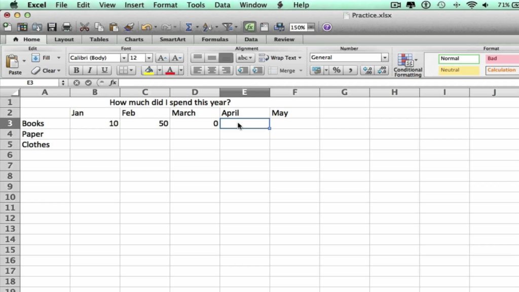 Excel for mac free 2019